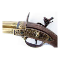 Пистолет трёхствольный, Франция, XVIII век DE-5309 - Пистолет трёхствольный, Франция, XVIII век DE-5309