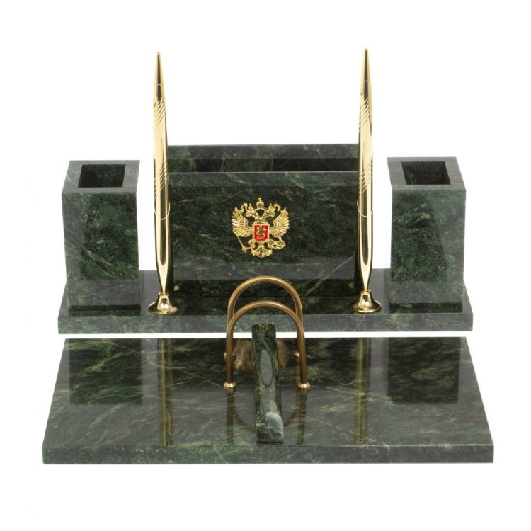 Письменный набор для руководителя СОВЕТНИК с гербом AZY-127068