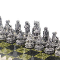 Шахматы из натурального камня - СЕВЕРНЫЕ НАРОДЫ AZY-6853 - Шахматы из натурального камня - СЕВЕРНЫЕ НАРОДЫ AZY-6853