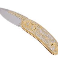 Складной нож подарочный РЫСЬ С ЗАЙЦЕМ AZS0292-16 - Складной нож подарочный РЫСЬ С ЗАЙЦЕМ AZS0292-16