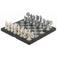 Шахматы подарочные из камня РУССКИЕ СКАЗКИ-2 AZY-8052
