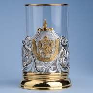 Подстаканник ФСБ РОССИИ (Золочение, серебрение) 061.L66G - Подстаканник ФСБ РОССИИ (Золочение, серебрение) 061.L66G
