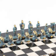 Шахматы подарочные из камня и бронзы ИДОЛЫ AZY-119379 - Шахматы подарочные из камня и бронзы ИДОЛЫ AZY-119379