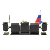 Настольный письменный набор из нефрита ЛЕВ AZY-127239 - Настольный письменный набор из нефрита ЛЕВ AZY-127239