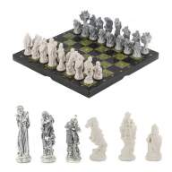 Шахматы подарочные из камня РУССКИЕ СКАЗКИ-4 AZY-8055 - Шахматы подарочные из камня РУССКИЕ СКАЗКИ-4 AZY-8055