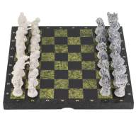 Шахматы подарочные из камня РУССКИЕ СКАЗКИ-4 AZY-8055 - Шахматы подарочные из камня РУССКИЕ СКАЗКИ-4 AZY-8055