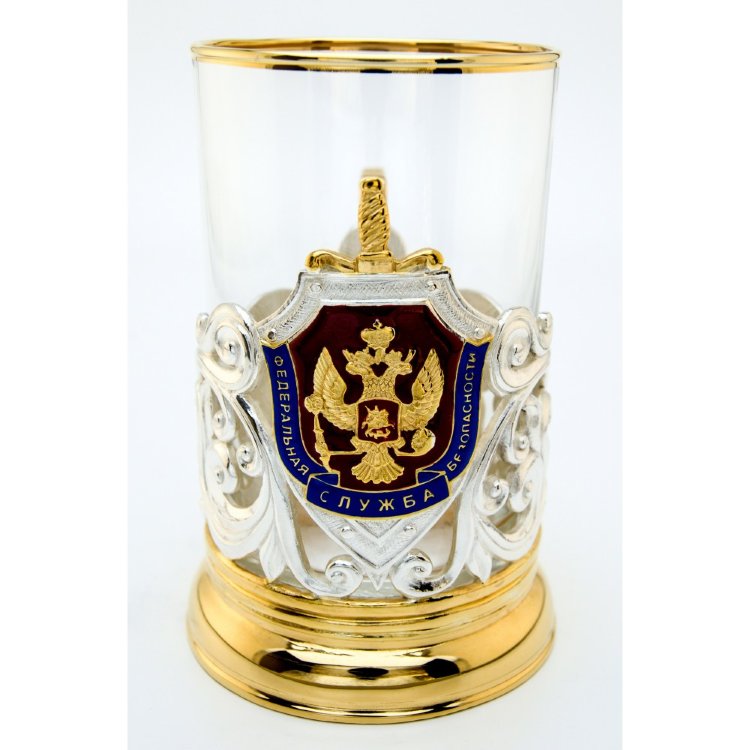 Подстаканник ФСБ РОССИИ 061.L1099/34G