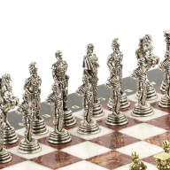 Шахматы из камня РИМСКИЕ ЛЕГИОНЕРЫ AZY-120794 - Шахматы из камня РИМСКИЕ ЛЕГИОНЕРЫ AZY-120794