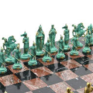 Шахматы из натурального камня КРЕСТОНОСЦЫ AZRK-1318853-2 - Шахматы из натурального камня КРЕСТОНОСЦЫ AZRK-1318853-2