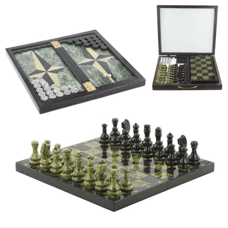Шахматы, шашки, нарды, 3 в 1 AZY-119979