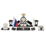 Письменный набор из мрамора ГЕРБ РФ 072126823 - Письменный набор из мрамора ГЕРБ РФ 072126823
