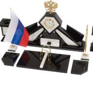 Письменный набор из мрамора ГЕРБ РФ 072126823 - Письменный набор из мрамора ГЕРБ РФ 072126823