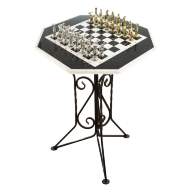 Шахматный стол из камня ДИСКОБОЛ AZY-123753 - Шахматный стол из камня ДИСКОБОЛ AZY-123753