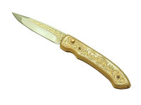 Складной нож подарочный РЫСЬ С ЗАЙЦЕМ AZS0295-43