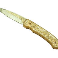 Складной нож подарочный РЫСЬ С ЗАЙЦЕМ AZS0295-43 - Складной нож подарочный РЫСЬ С ЗАЙЦЕМ AZS0295-43