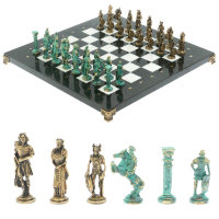 Шахматы подарочные из камня РИМЛЯНЕ VS ГАЛЛЫ AZY-128372