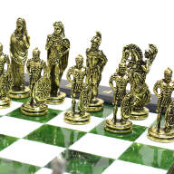 Шахматы из нефрита АЛЕКСАНДР МАКЕДОНСКИЙ AZRK-3510202 - Шахматы из нефрита АЛЕКСАНДР МАКЕДОНСКИЙ AZRK-3510202