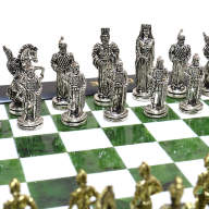 Шахматы из нефрита АЛЕКСАНДР МАКЕДОНСКИЙ AZRK-3510202 - Шахматы из нефрита АЛЕКСАНДР МАКЕДОНСКИЙ AZRK-3510202