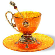 Чайная чашка из янтаря ЦЕЗАРЬ LP-11203 - Чайная чашка из янтаря ЦЕЗАРЬ LP-11203