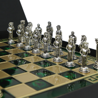 Шахматы подарочные АФИНА MN-301-A-GR-GS - Шахматы подарочные АФИНА MN-301-A-GR-GS