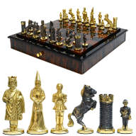 Шахматный ларец из обсидиана КАМЕЛОТ AZRK-1459017 - Шахматный ларец из обсидиана КАМЕЛОТ AZRK-1459017