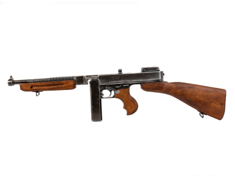 Макет. Автомат ТОМСОНА M1A1 армия США, состаренный (Макет, ММГ) DE-2093