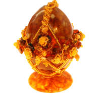 Пасхальное яйцо из янтаря LP-0762 - Пасхальное яйцо из янтаря LP-0762