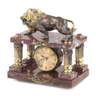Часы настольные из камня ЛЕВ AZY-9675 - Часы настольные из камня ЛЕВ AZY-9675