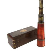 Подзорная труба в деревянном футляре NA-20143 - Подзорная труба в деревянном футляре NA-20143
