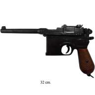 Пистолет системы Маузер, накладки на рукояти из дерева (сувенирная копия) DE-M-1024 - Пистолет системы Маузер, накладки на рукояти из дерева (сувенирная копия) DE-M-1024