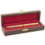 Подарочная шариковая ручка с нефритом AZRK-3330231 - Подарочная шариковая ручка с нефритом AZRK-3330231