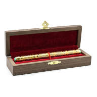 Подарочная шариковая ручка с бирюзой AZRK-3330226 - Подарочная шариковая ручка с бирюзой AZRK-3330226