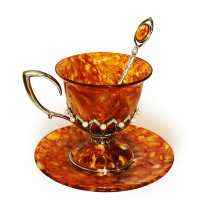 Чашка чайная из янтаря ИМПЕРАТРИЦА LP-8202-L
