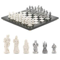 Шахматы из камня СРЕДНЕВЕКОВЬЕ AZY-9902 - Шахматы из камня СРЕДНЕВЕКОВЬЕ AZY-9902
