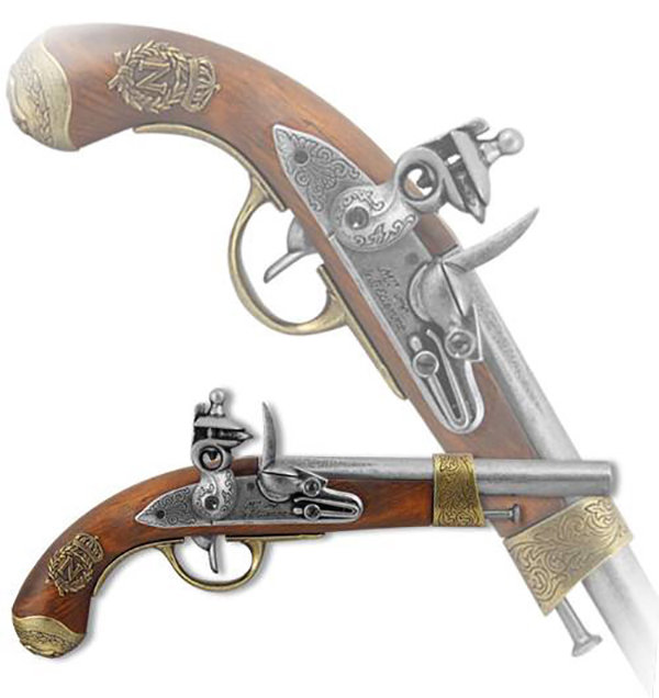 Пистолет Наполеона, изготовленный Грибовалем, 1806 г. DE-1063