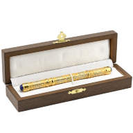 Подарочная шариковая ручка с лазуритом AZRK-3330232 - Подарочная шариковая ручка с лазуритом AZRK-3330232