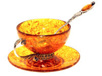 Чашка чайная из янтаря LP-3302