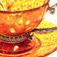 Чашка чайная из янтаря LP-3302 - Чашка чайная из янтаря LP-3302