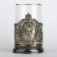 Подстаканник подарочный для чая ЕКАТЕРИНА ВЕЛИКАЯ 061.L1023 - Подстаканник подарочный для чая ЕКАТЕРИНА ВЕЛИКАЯ 061.L1023