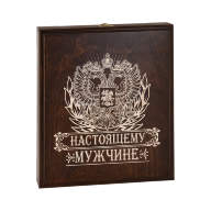 Плакетка НАСТОЯЩИЙ МУЖЧИНА в деревянной коробке GP-10056487 - Плакетка НАСТОЯЩИЙ МУЖЧИНА в деревянной коробке GP-10056487