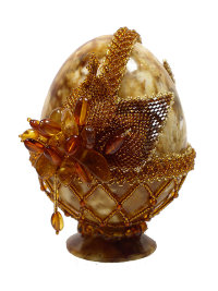 Пасхальное яйцо из янтаря LP-0002