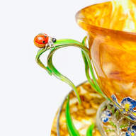 Чашка чайная из янтаря ИРИС AZJ4402/L - Чашка чайная из янтаря ИРИС AZJ4402/L