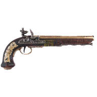 Пистолет дуэльный, изготовлен мастером Буте, 1810 г. DE-1084-L - Пистолет дуэльный, изготовлен мастером Буте, 1810 г. DE-1084-L