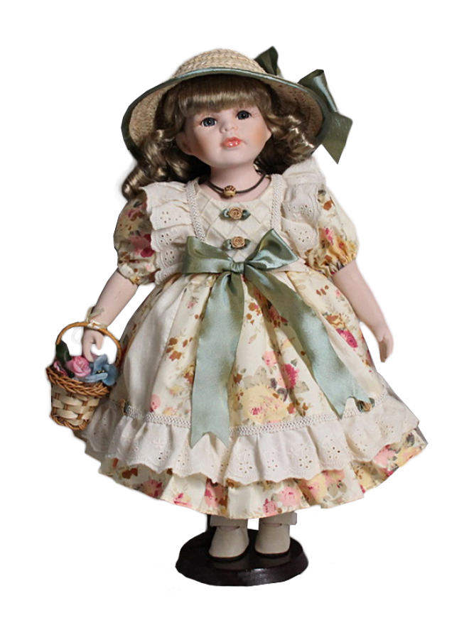 Кукла фарфоровая на подставке YF-161183