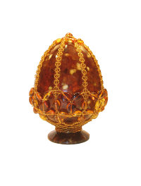 Пасхальное яйцо из янтаря LP-0744