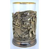 Подстаканник подарочный для чая СЛАВА ЗАЩИТНИКАМ СЕВАСТОПОЛЯ 061.L1060 - Подстаканник подарочный для чая СЛАВА ЗАЩИТНИКАМ СЕВАСТОПОЛЯ 061.L1060