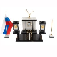 Настольный письменный набор из малахита ОРЕЛ 072129959