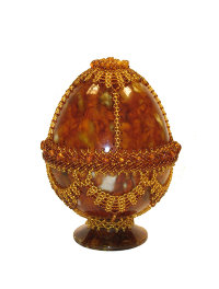 Пасхальное яйцо из янтаря LP-0741