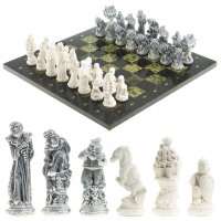 Шахматы подарочные из камня РУССКИЕ СКАЗКИ AZY-122804  