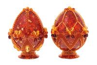 Пасхальное яйцо из янтаря LP-0747-1